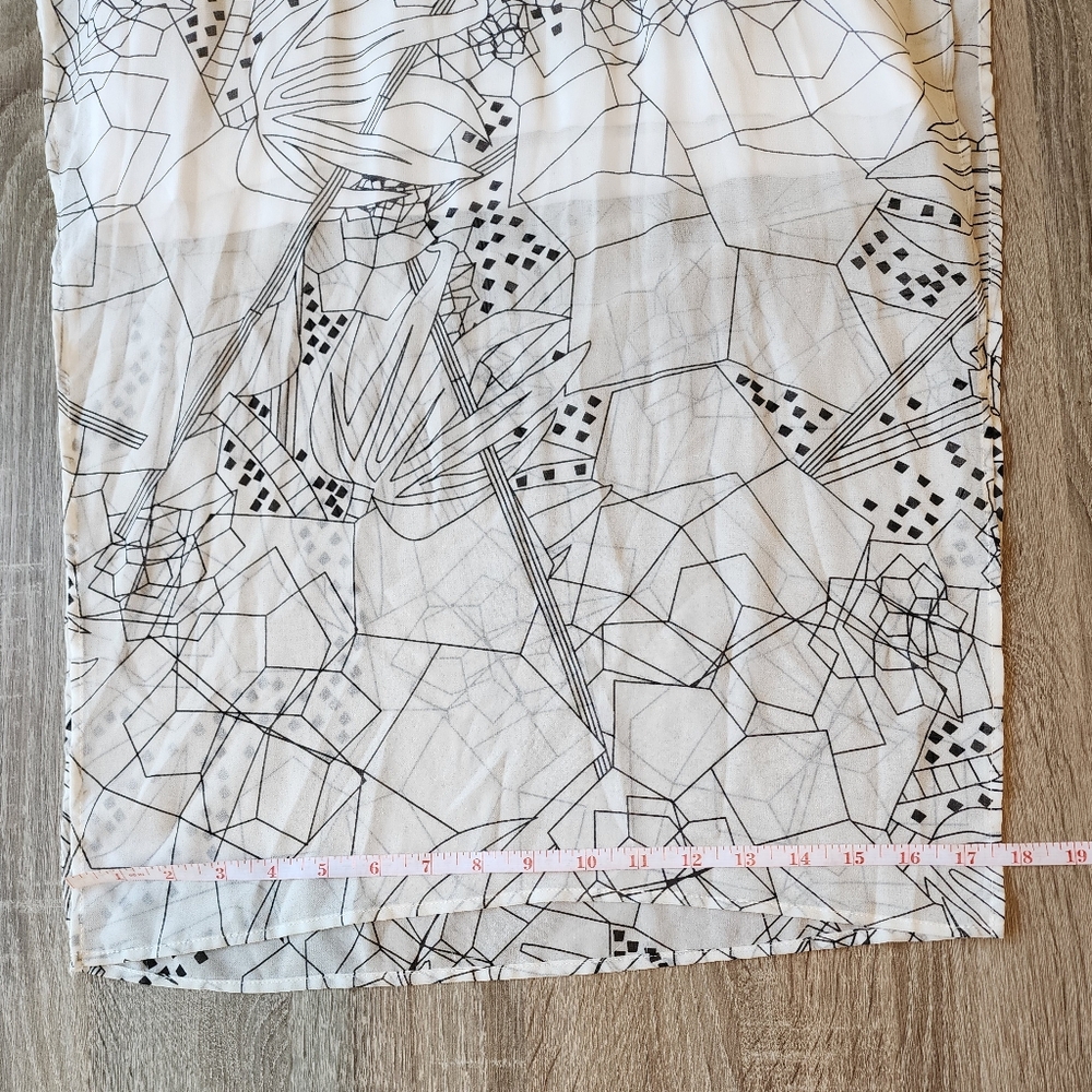 Cop.Copine Drake V-Neck Sheer Dress Size 38/8 - Picture 6 of 11
